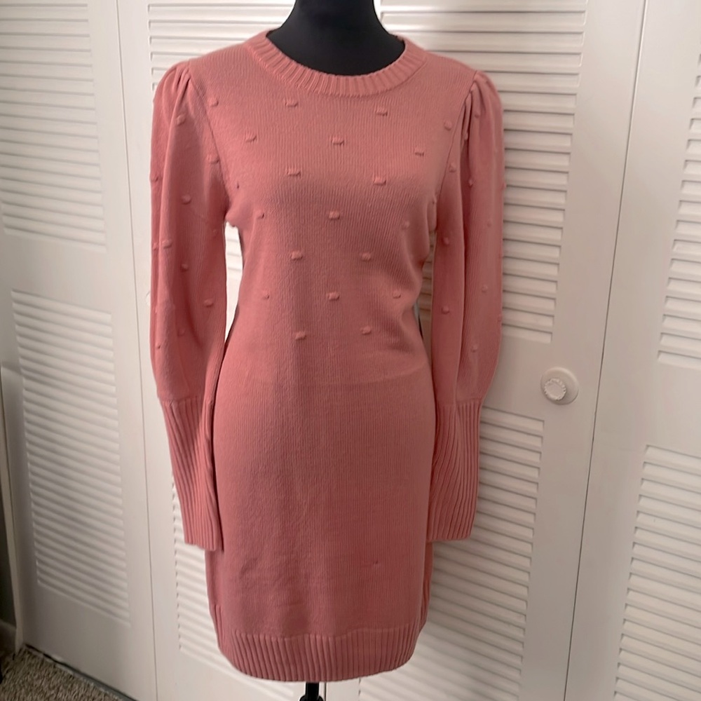 Pink Sweater Dress NEW